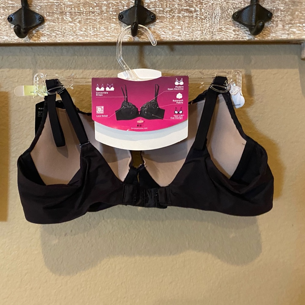 SALE NWT Comfort Devotion Maidenform Your Lift Bra in Black - Picture 4 of 9